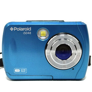 Polaroid iSO48 16 MP Digital Waterproof Camera With Strap, Tested & Working